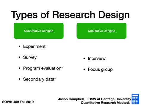 quantitative data research design