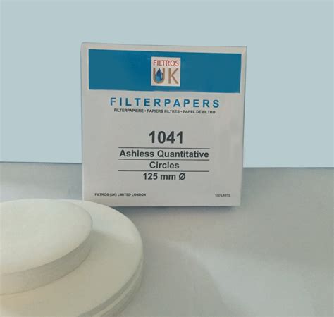 Quantitative Filter Paper Definition