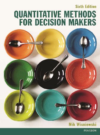 quantitative methods for decision makers pdf