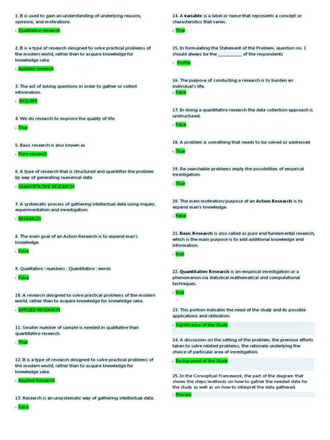 Quantitative Research Grade 12 Pdf