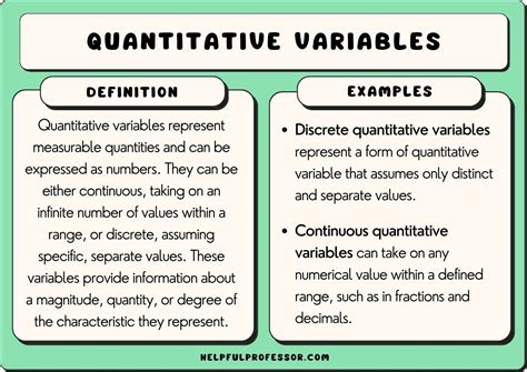 quantitative variable in statistics and probability