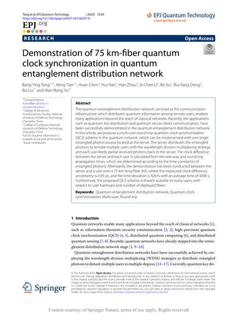 Quantum Algorithm For Distributed Clock Synchronization