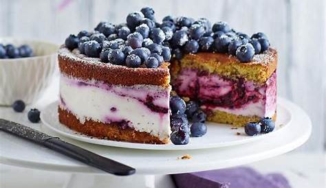 Glutenfreie Quark-Joghurt-Torte mit Blaubeeren - Histaminhexe