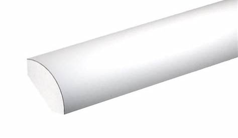 Quart de rond adhésif PVC blanc 14mm Longueur 2.5M Tecniba