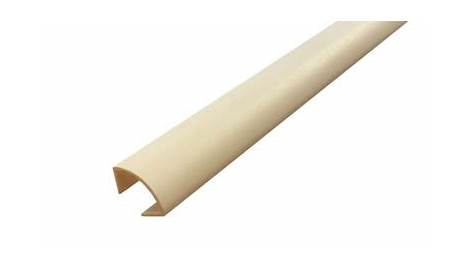 Quart de rond PVC blanc 12 x 12 mm, 2,5 m Castorama