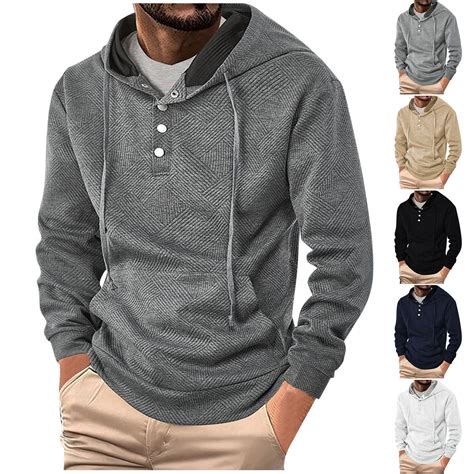 Quarter Button Hoodie
