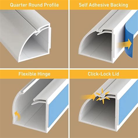 Quarter Round Cable Cover