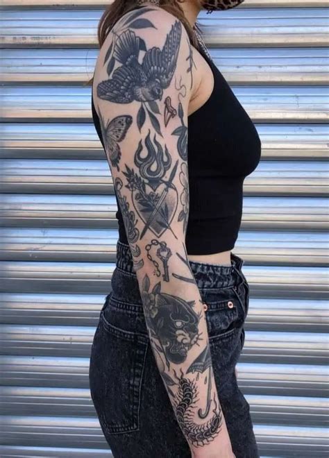 Quarter Sleeve Tattoos Patchwork