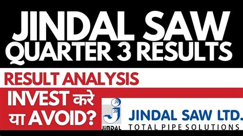 quarterly results of jindal saw