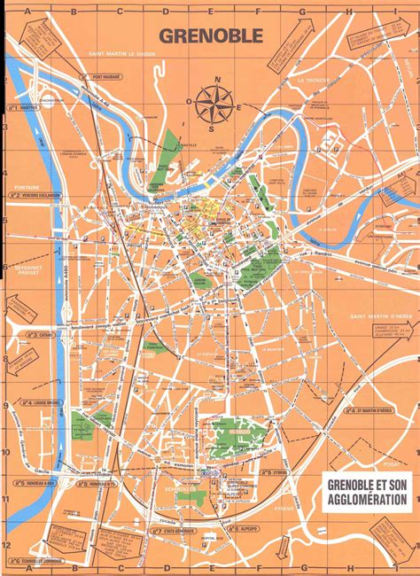 Grenoble Carte et Image Satellite