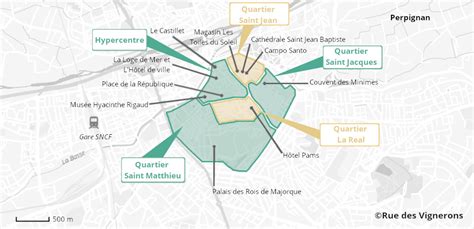 Perpignan Tourist Map