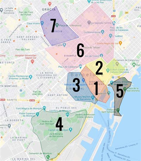 Quartier de Barcelone où dormir, vivre, faire la fête...