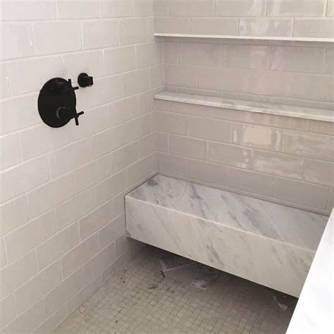 Quartz Floating Shower Shelf