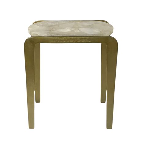 Quartz Top Accent Table