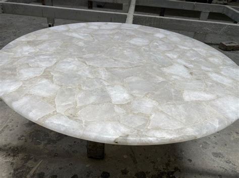 Quartz Top Round Coffee Table