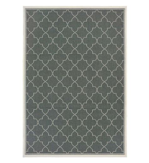 quatrefoil polypropylene area rug