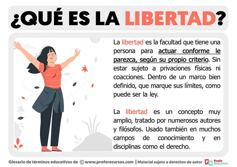 que es el concepto de libertad