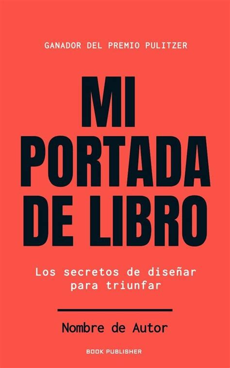 que es la portada de un libro