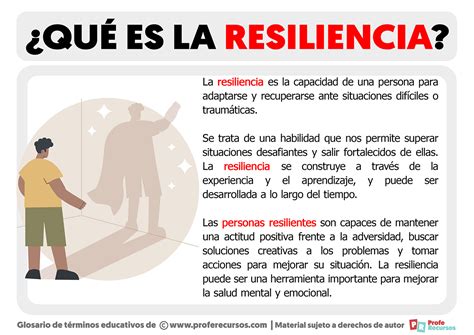 que es resiliencia definicion
