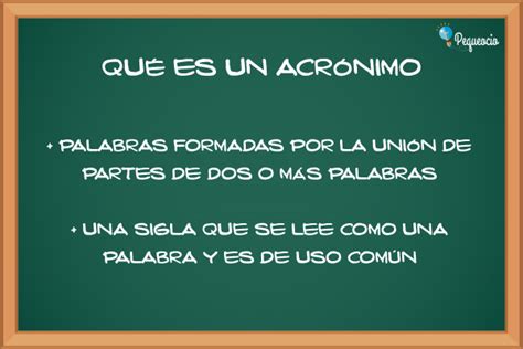 Que Es Un Acronimo