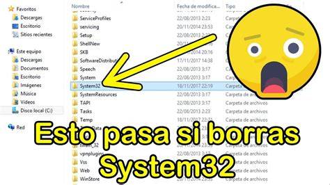Esto es lo que pasa si borras la carpeta System32 de Windows