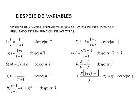 Pin en despeje de fórmulas MRUV