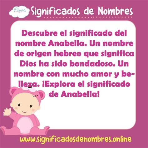 que significado tiene el nombre anabella