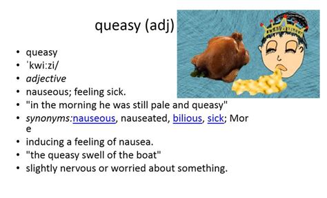 queasy meaning in tamil with example