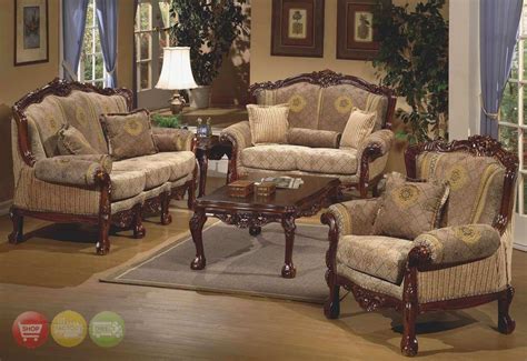 queen anne living room furniture set