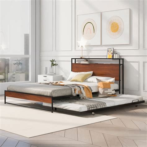 Queen Bed Frame For Trundle