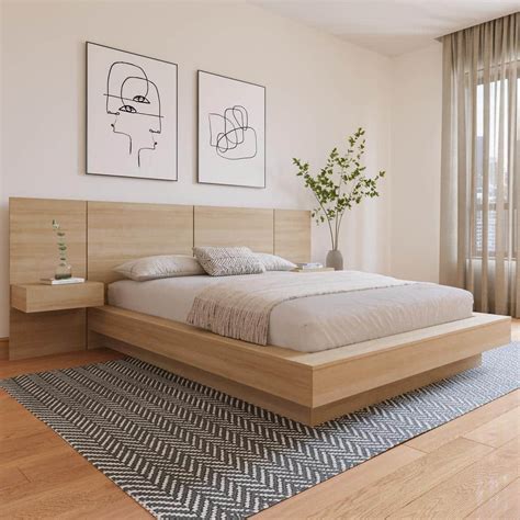 Queen Bed Frame With Nightstand