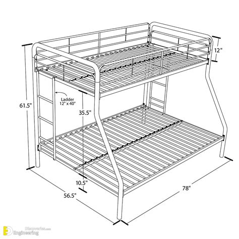 Queen Bunk Bed Size