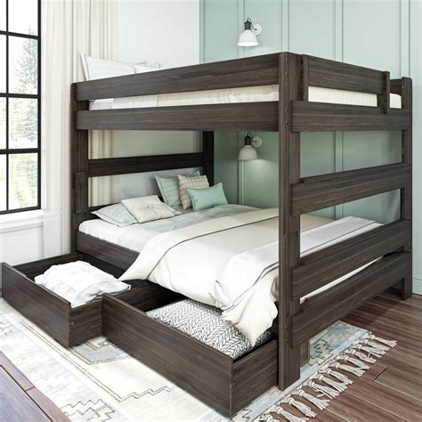 Queen Bunk Bed With Drawers