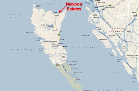 queen charlotte islands canada map