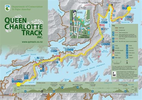 queen charlotte track map