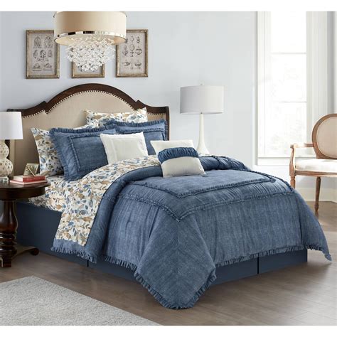 queen denim comforter