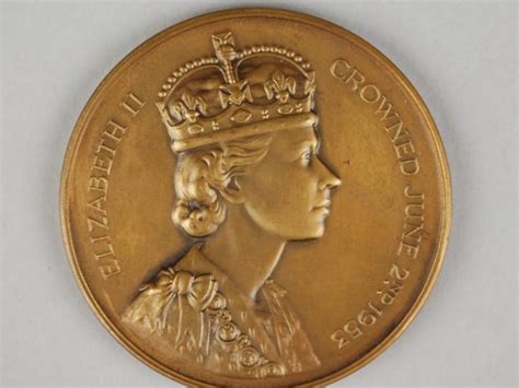 queen elizabeth coronation medal 1953 value