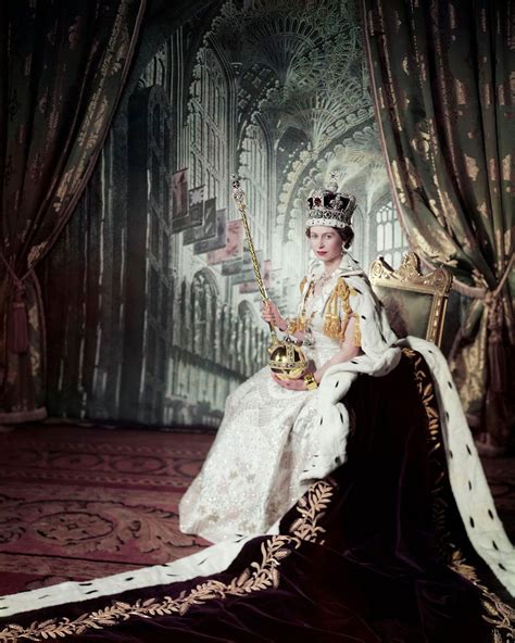 queen elizabeth coronation portrait