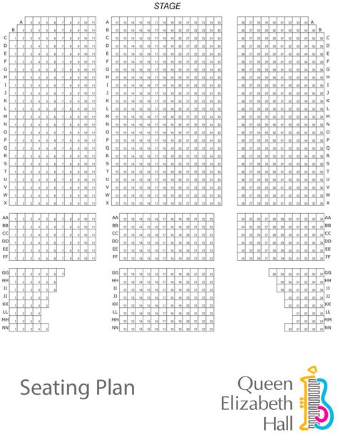 queen elizabeth hall seat plan