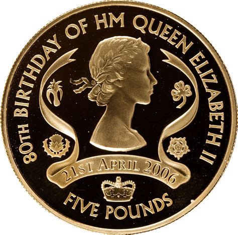 queen elizabeth ii 80th birthday coin