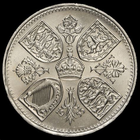 queen elizabeth ii coronation crown coin