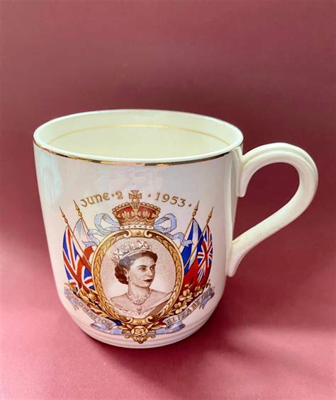 queen elizabeth ii coronation mug