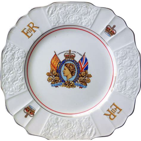queen elizabeth ii coronation plate