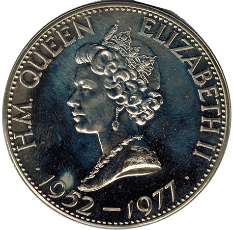 queen elizabeth ii silver jubilee coin