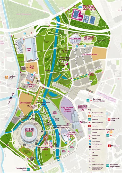 queen elizabeth olympic park map