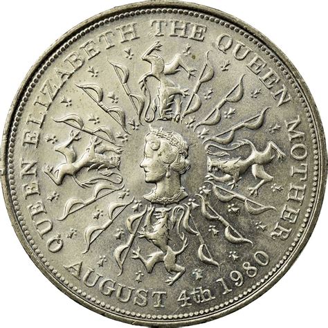 queen elizabeth queen mother 1980 coin