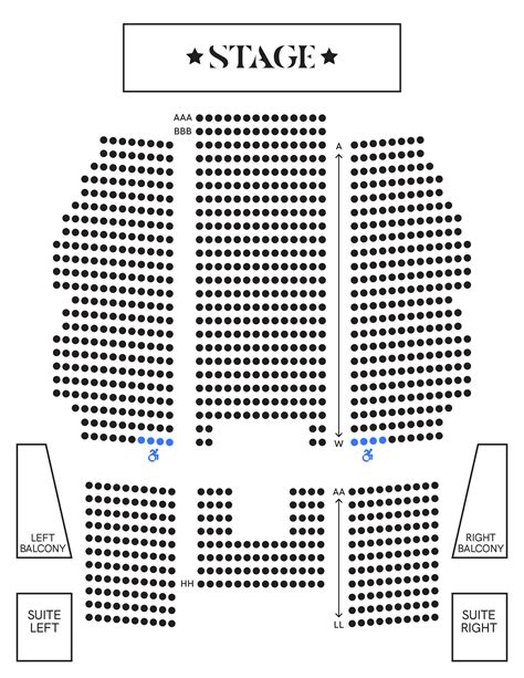 queen elizabeth theatre ticket map