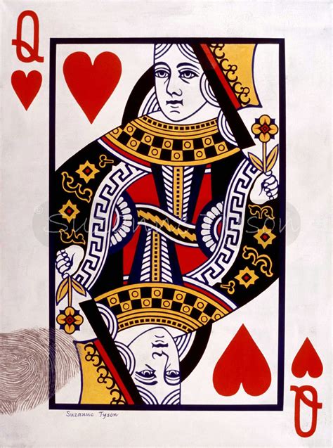 queen of hearts playing card tattoo