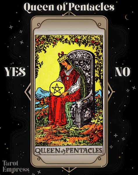 Queen Of Pentacles Yes Or No Answer