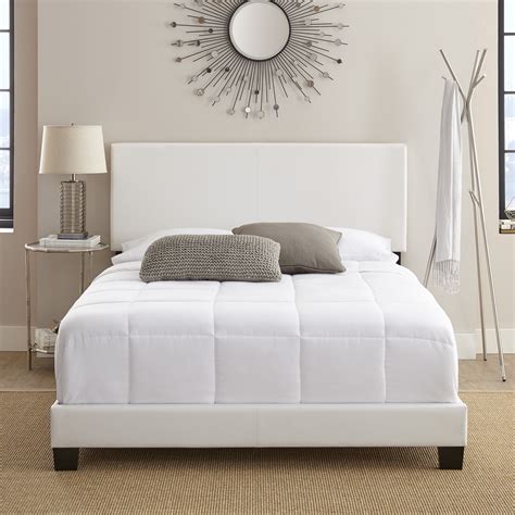 Queen Platform Beds In White